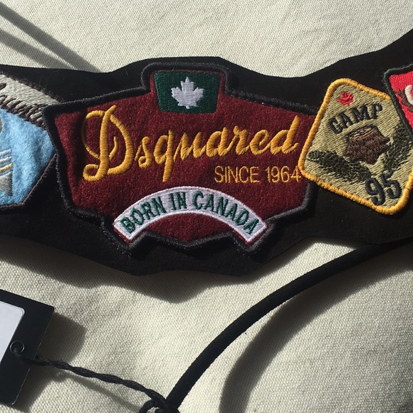 DSQUARED2 | Canada Patch Hiking Fur Belt - Picture 8 of 14
